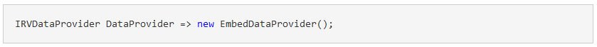  IRV Data Provider implementation