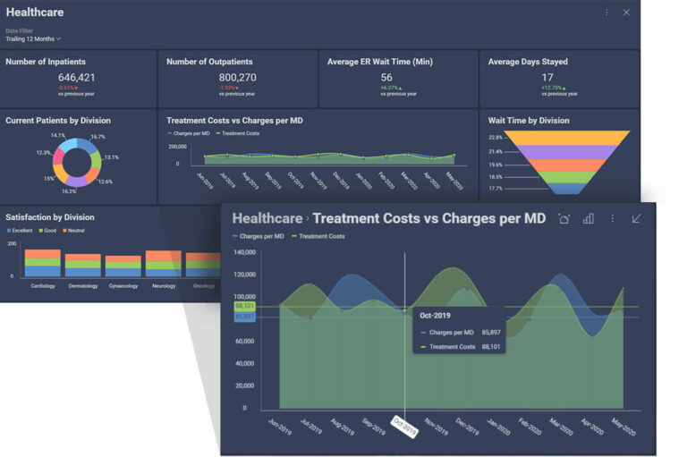 Data Visualization Reveal Data Visualization for Healthcare industry